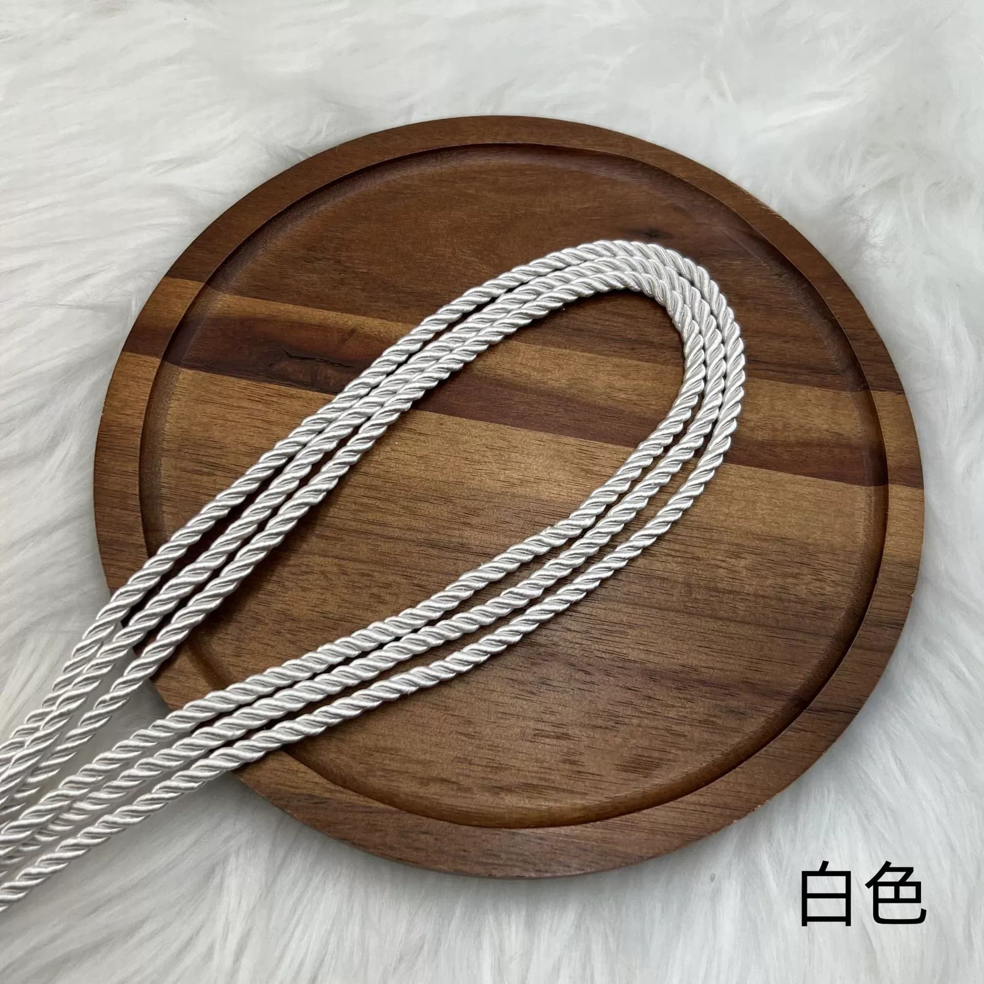 5mm Round Polyester Three-Strand Braided Cord
