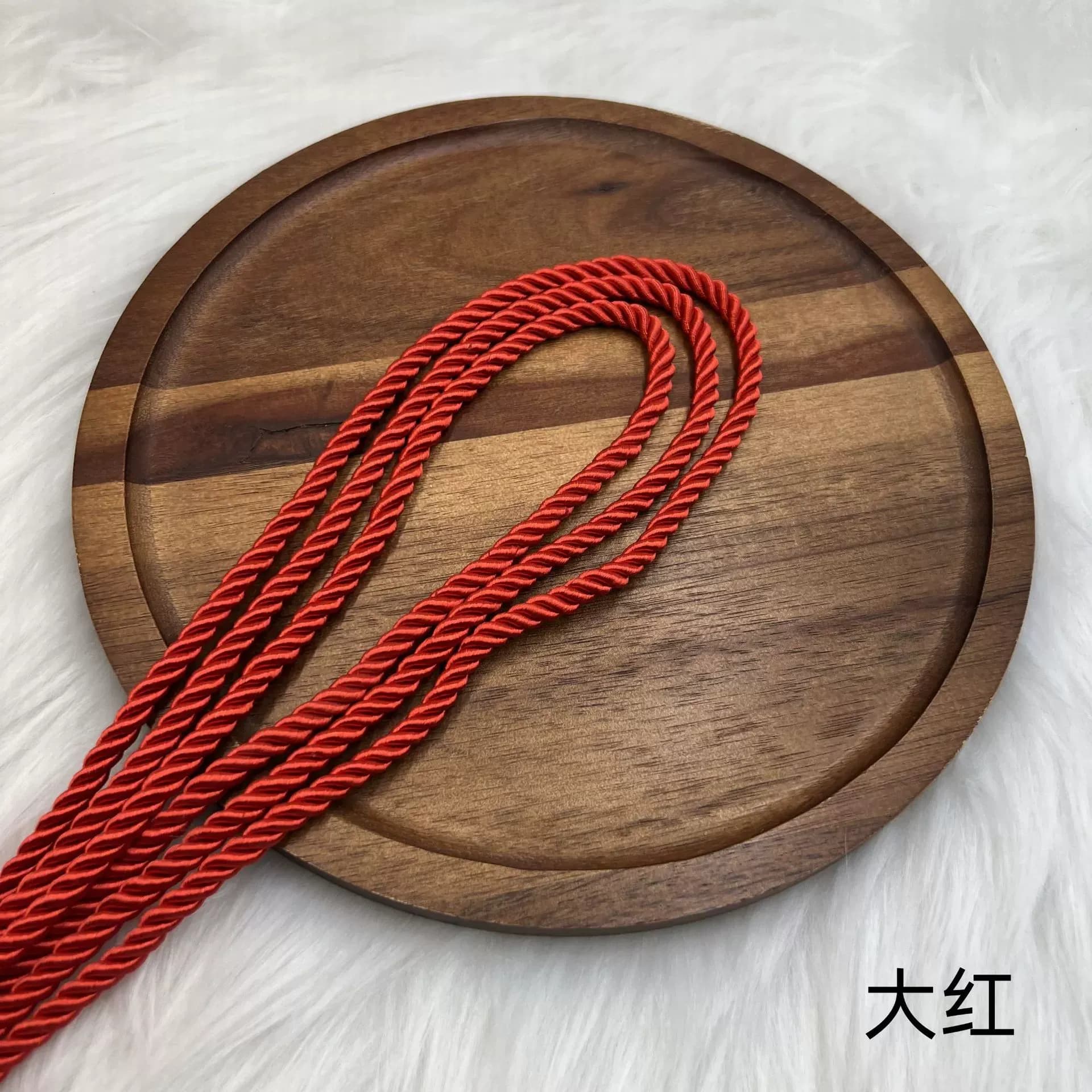 5mm Round Polyester Three-Strand Braided Cord