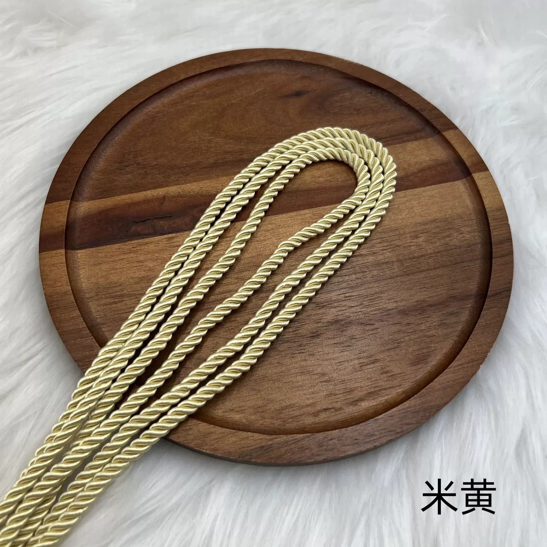 5mm Round Polyester Three-Strand Braided Cord