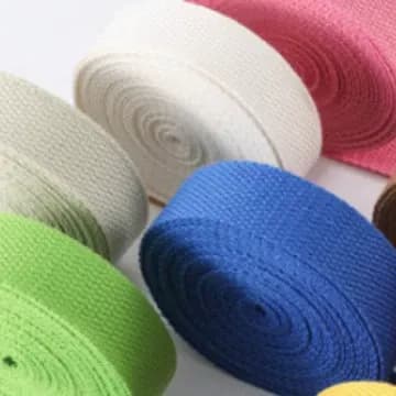 Multi-Color Polyester-Cotton Webbing Strap